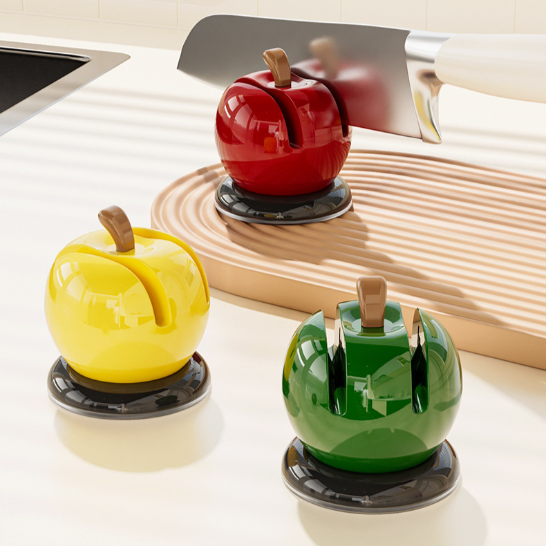 蘋果鎢鋼吸盤磨刀器