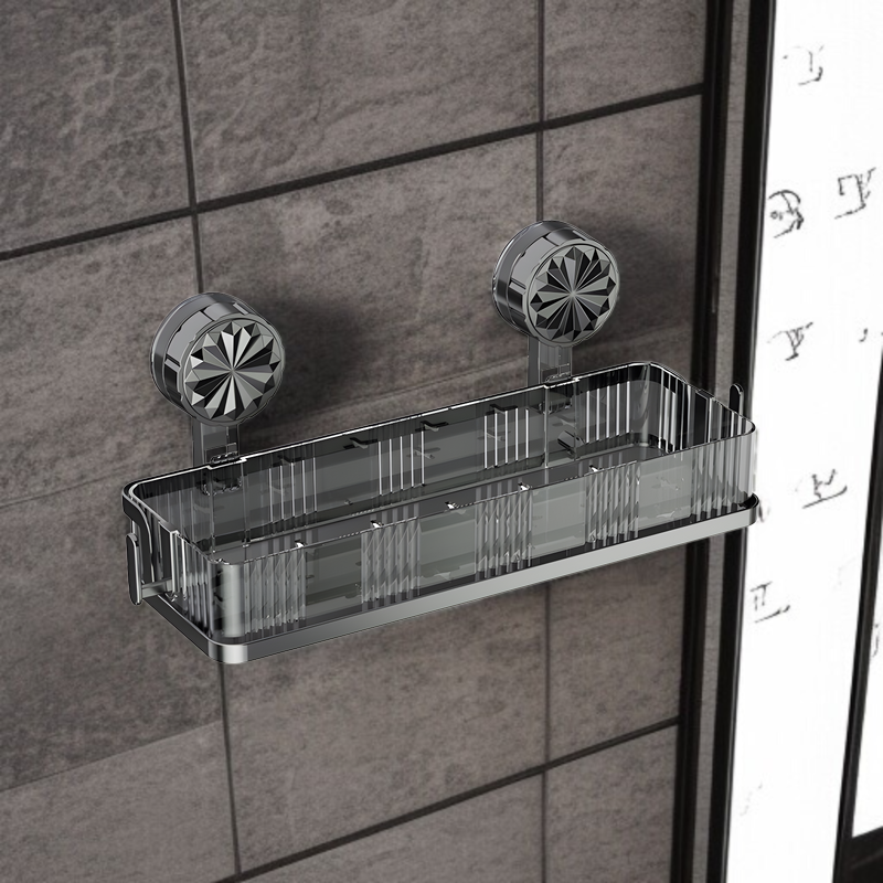 吸盤ラック バスルーム洗面台用品 壁掛け式 パンチフリートイレ トイレ収納ラック