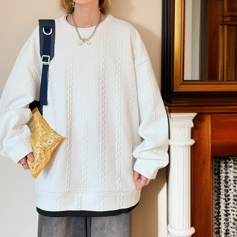 フード付きスウェットシャツメンズ春ルーズカジュアル長袖トレンディブランドオーバーサイズ秋カップルコート