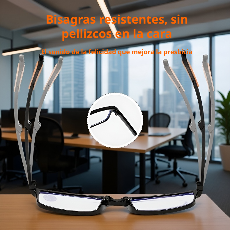  Gafas de lectura plegables de alta definición con protección contra luz azul