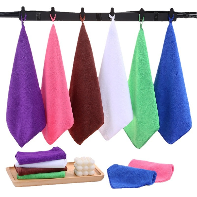 부드럽고 흡수력이 뛰어난 초미세 섬유 작은 수건