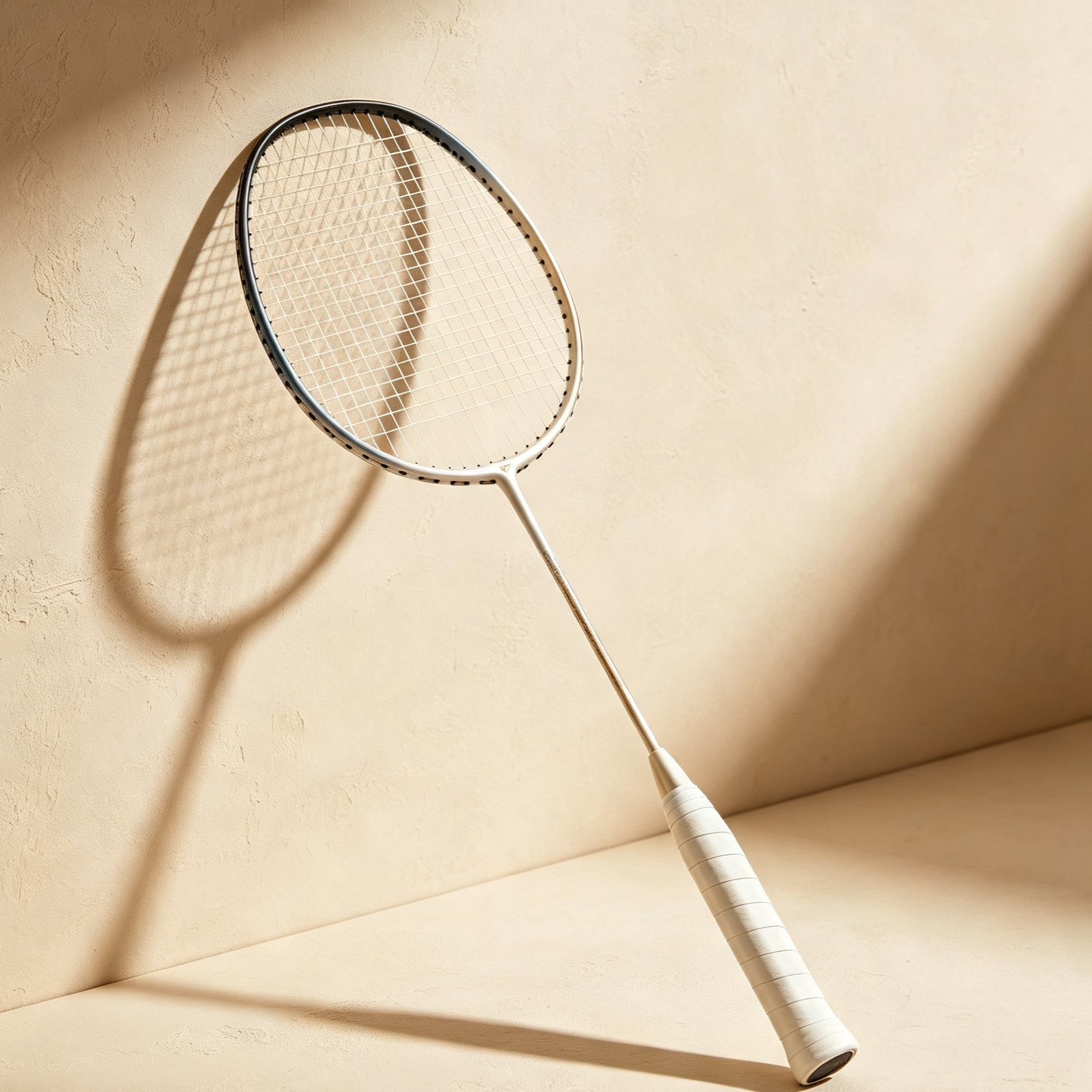 Gradient badminton racket