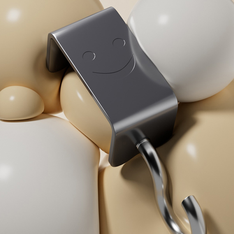 超強承重ステンレス卓上フック（穴あけ不要）