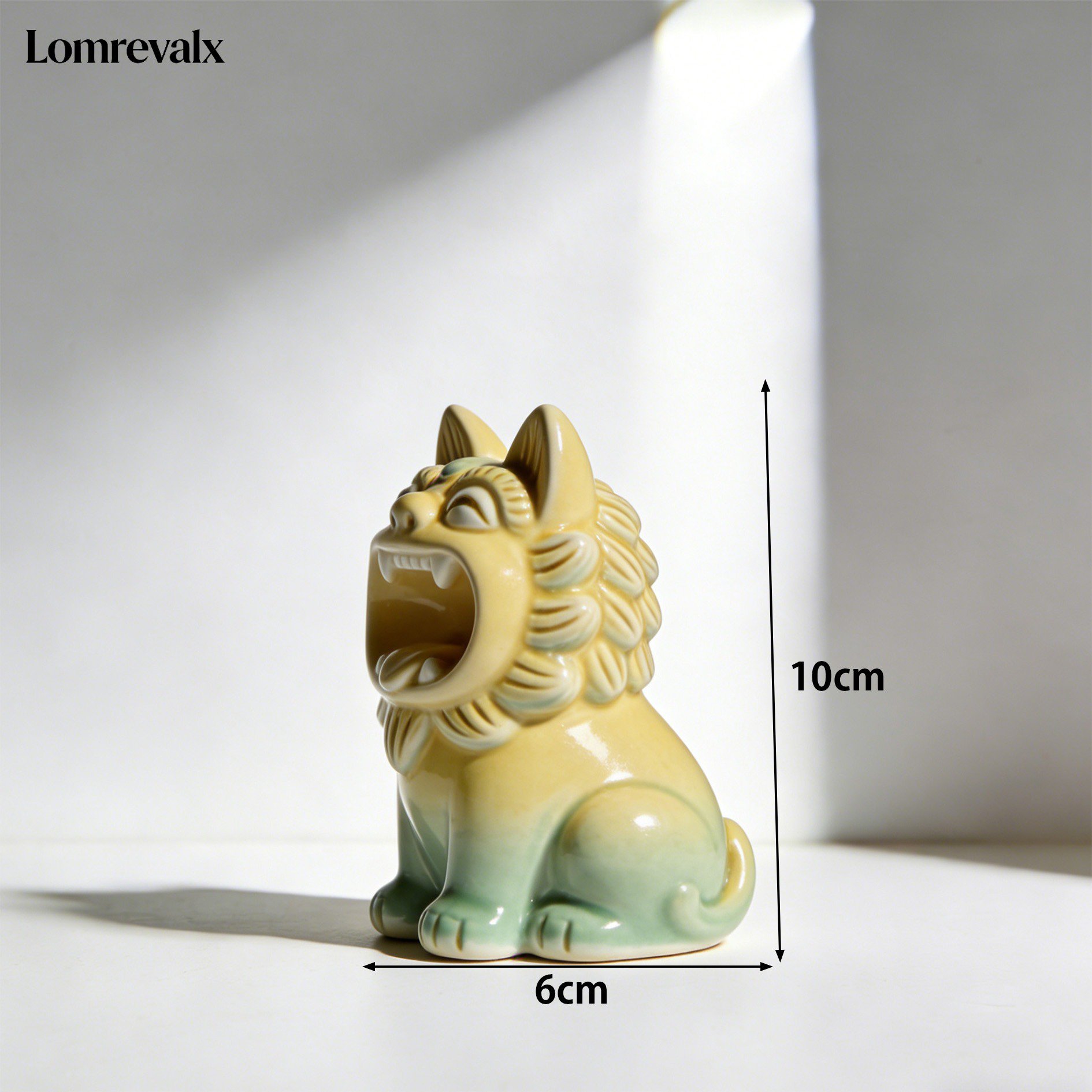 Mini adorno de cerámica de la suerte