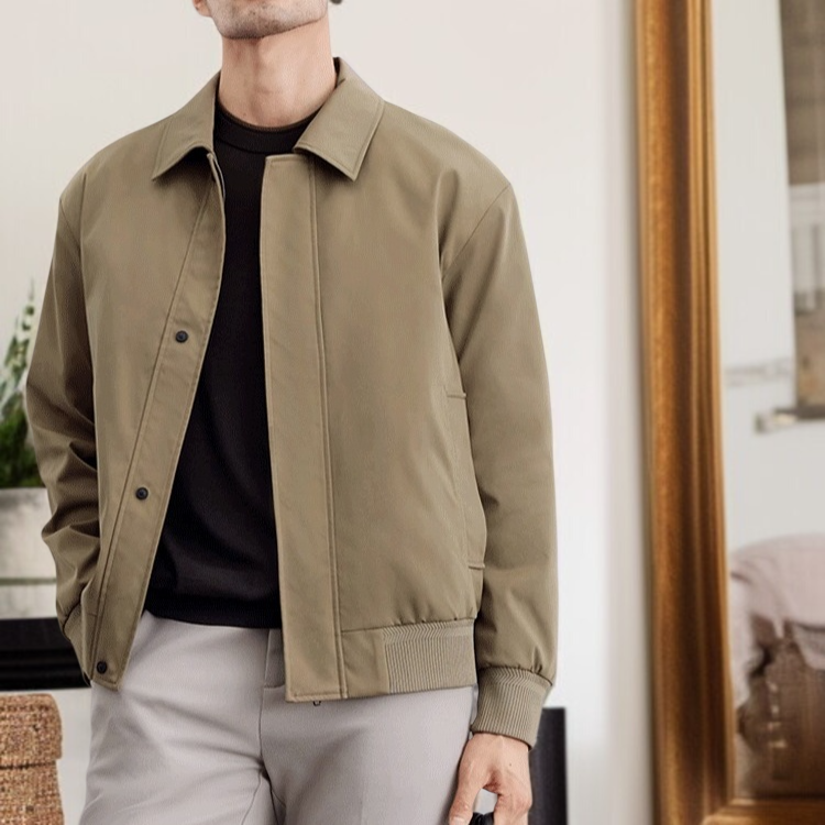 봄 행정 디자인 감각 남성 칼라 재킷 코트 무지 집업 재킷 남성 재킷 디자인 감각 코트