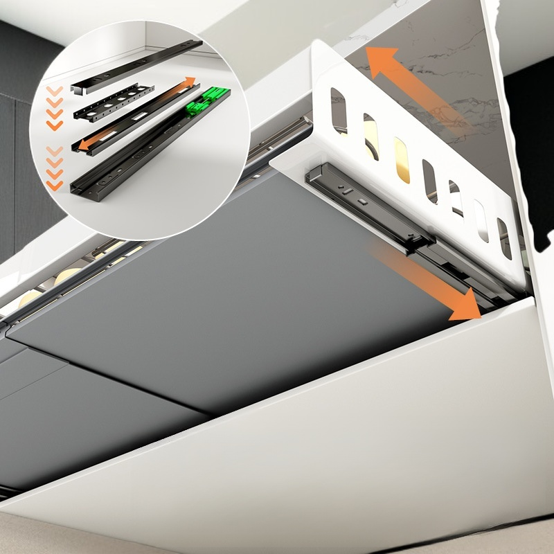 주방 서랍형 확장 배수 그릇 바구니 무타공 풀아웃 바스켓