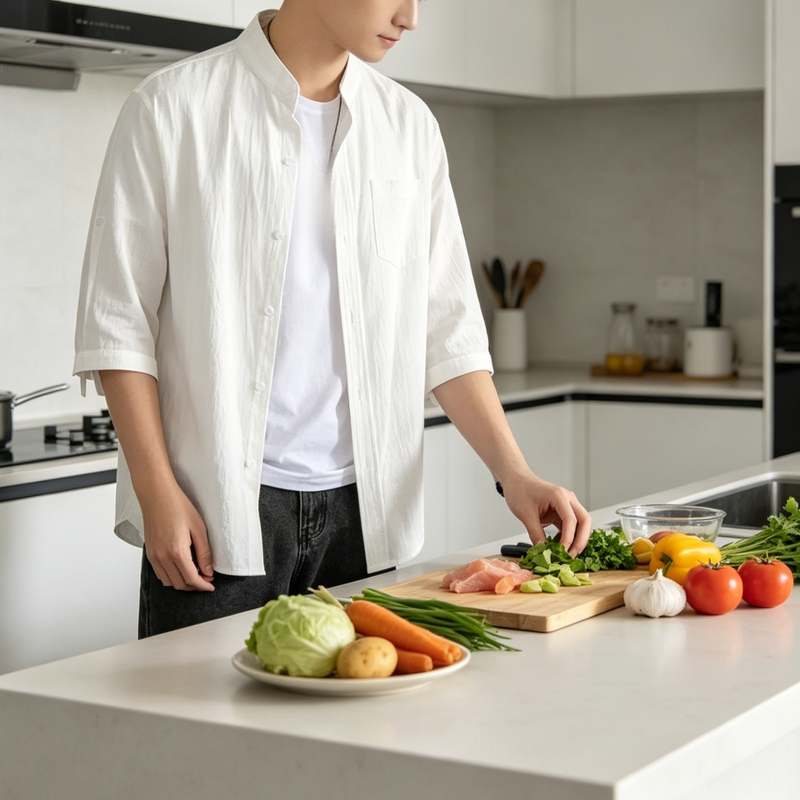 Shanlida Dia 남성 중국풍 가디건