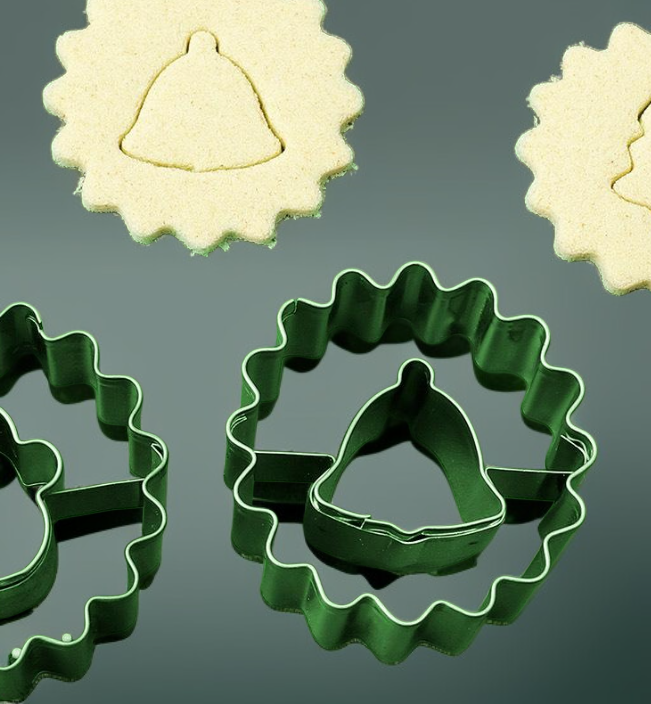 แม่พิมพ์เค้กคริสต์มาสใช้งานง่าย