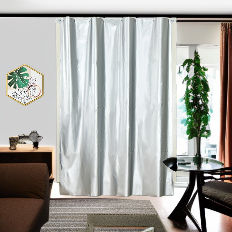 完成品の自己接着遮光カーテン レンタルルーム 寝室 厚手 フローティングウィンドウ 寝室 カーテン ノーパンチ遮光ファブリックカーテン