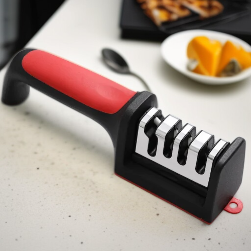  휴대용 3단계 칼 숫돌 다이아몬드 칼갈이