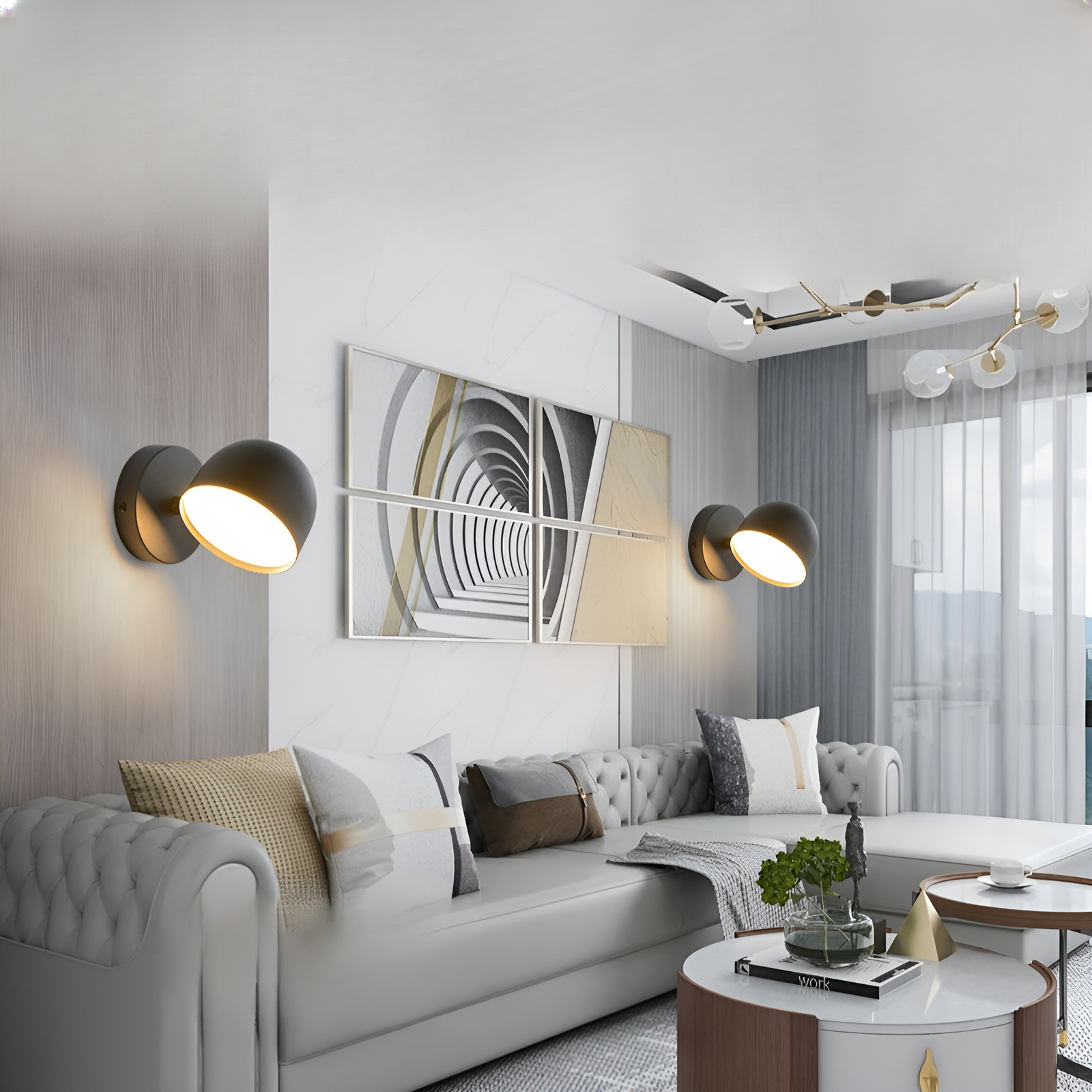  Lámpara de pared moderna para interiores 