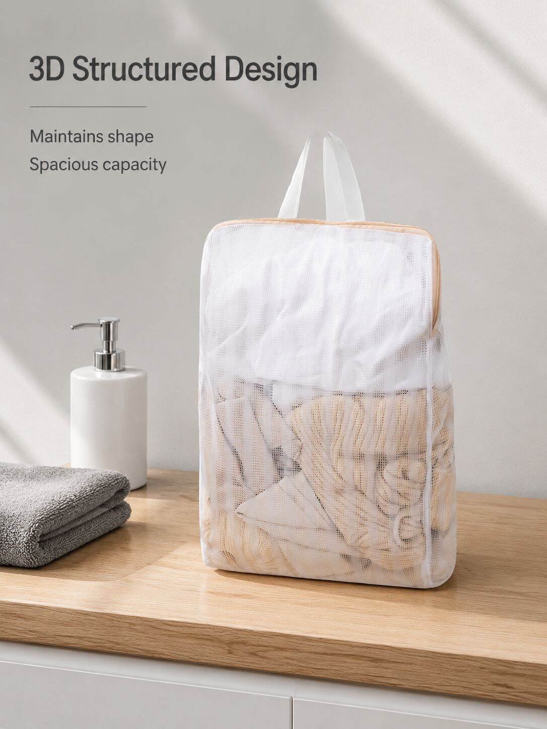 Anti-Deformation Laundry Bag for Underwear and Bras
