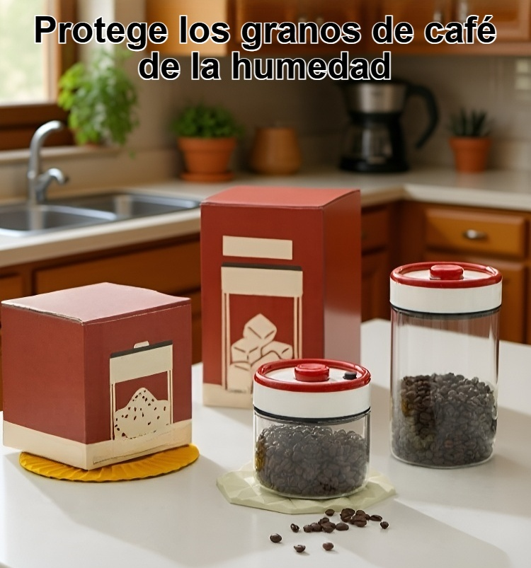 Tapa sellada de recipiente para café