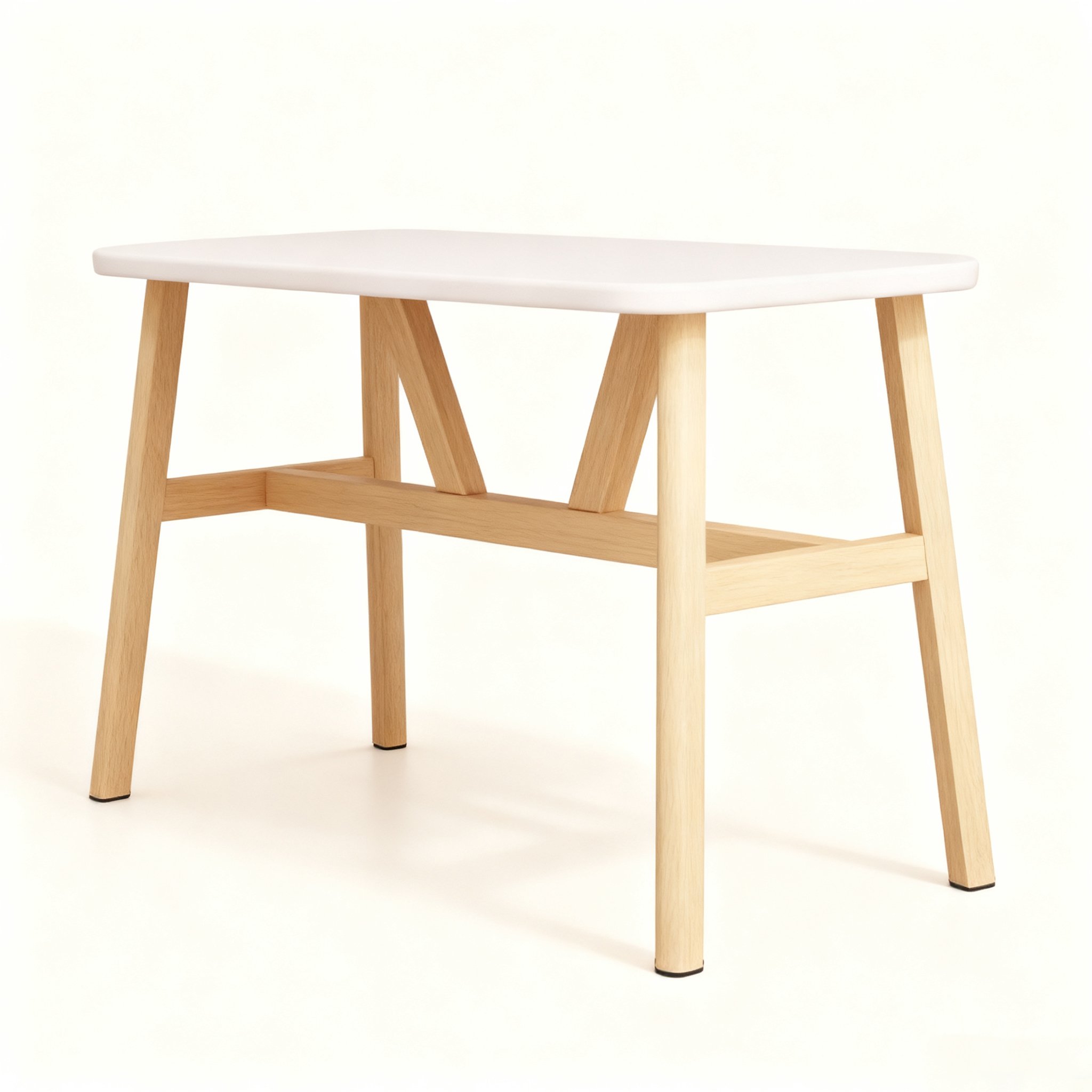 โต๊ะอาหารสีครีมทันสมัย