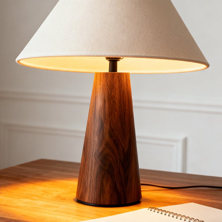 Lampă de birou elegantă pe birou modern