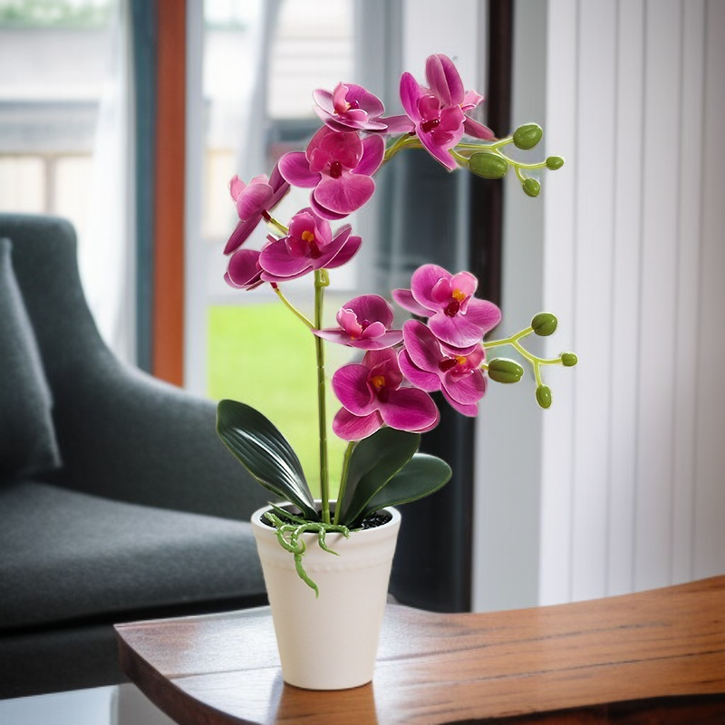 胡蝶蘭盆栽造花