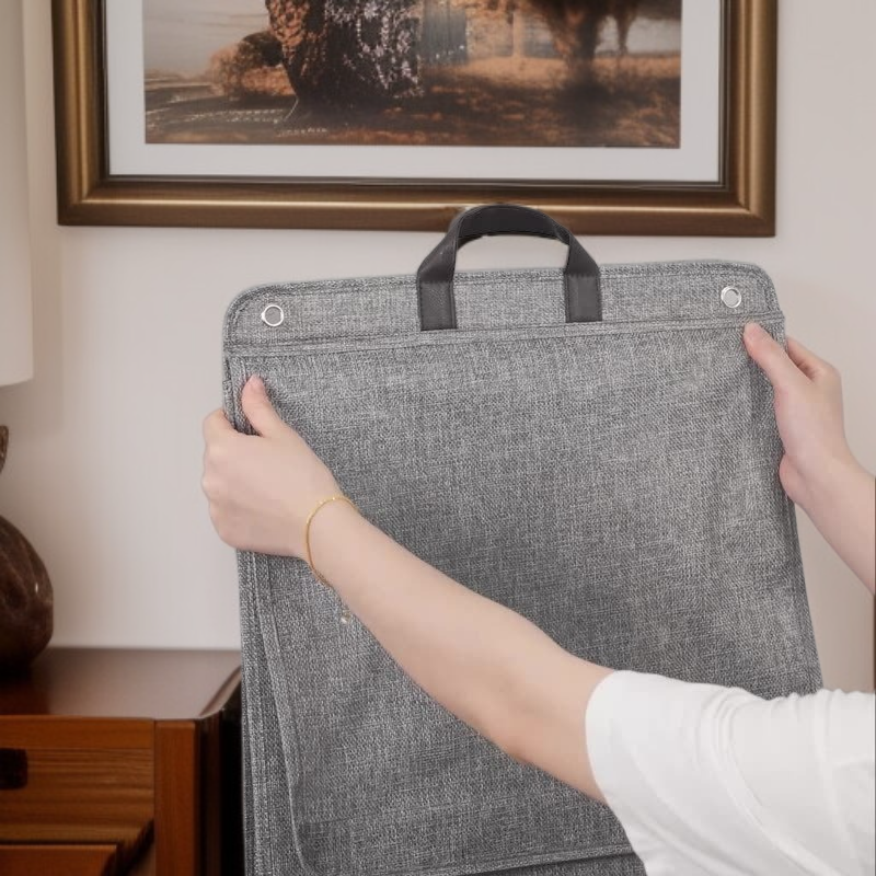 سلة غسيل قماشية للحمام والسكن الطلابي