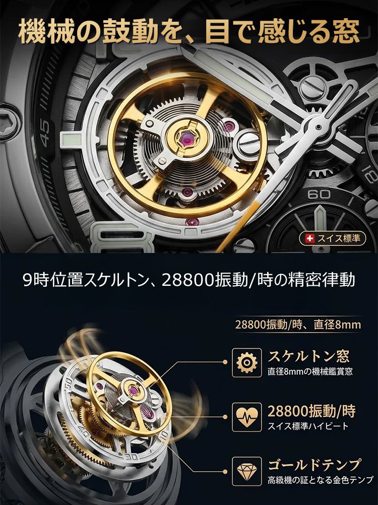 高級感のあるメンズ腕時計