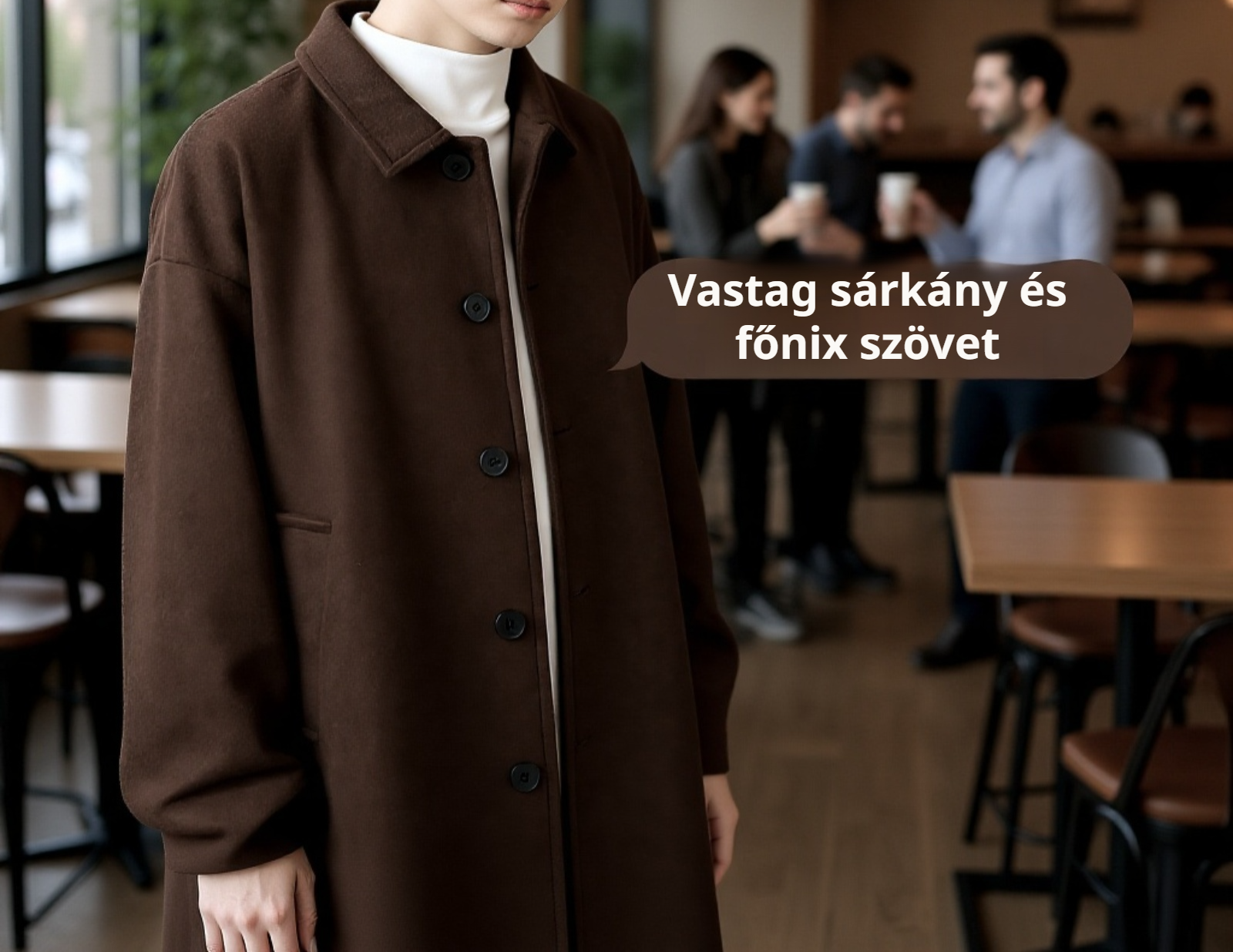 Divatos japán stílusú férfi kabát 2024