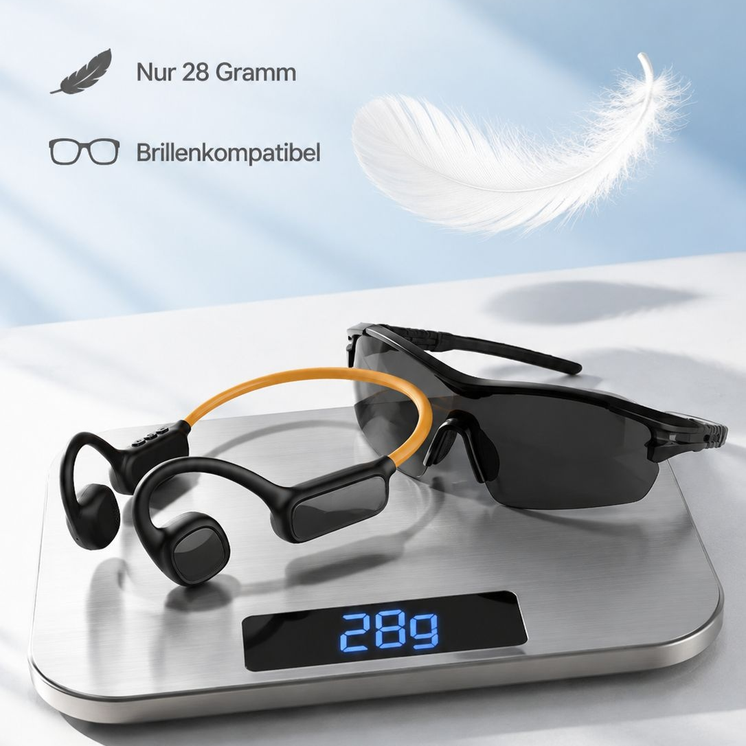 2025 neue leuchtende Luftleitung Bluetooth-Kopfhörer