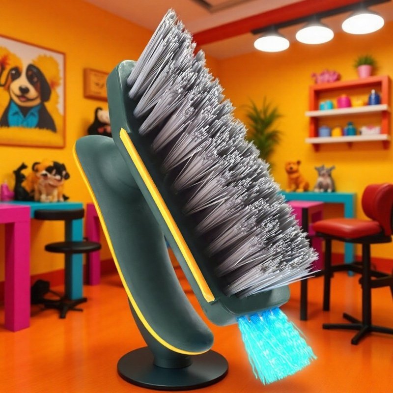 Antibacterial Compact Bathroom Brush for Bathroom, Toilet, and Entrance Cleaning