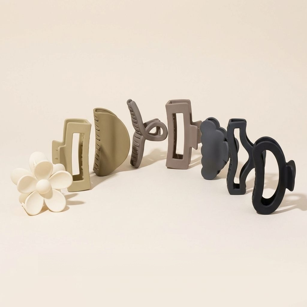 Einfaches Haarspangen-Set