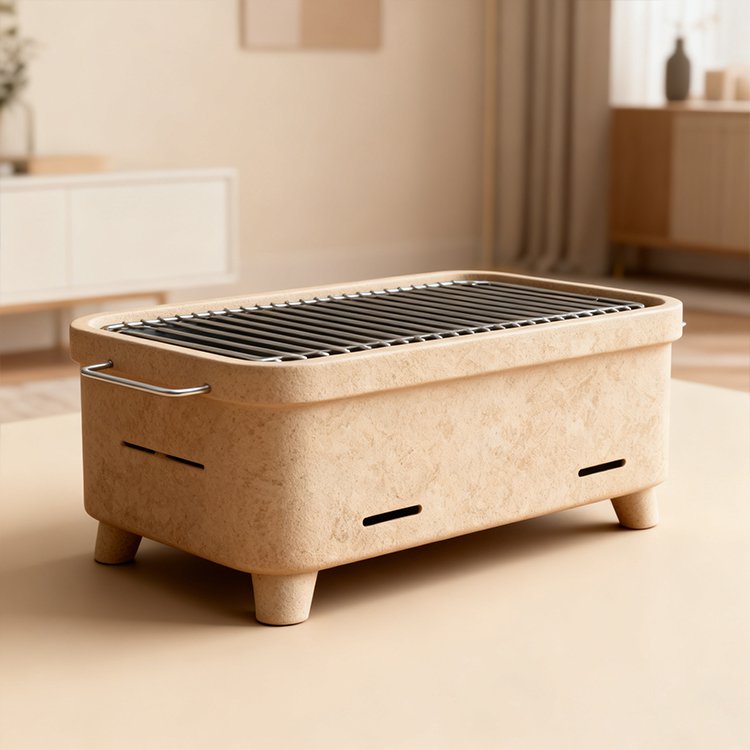 เตาย่างไฟฟ้ากลางแจ้งพกพาได้ ดีไซน์ทันสมัย