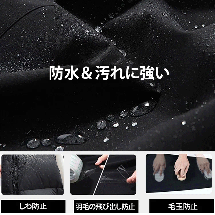 ゆったりとしたオーバーサイズのハイネックドローストリングコットンジャケット