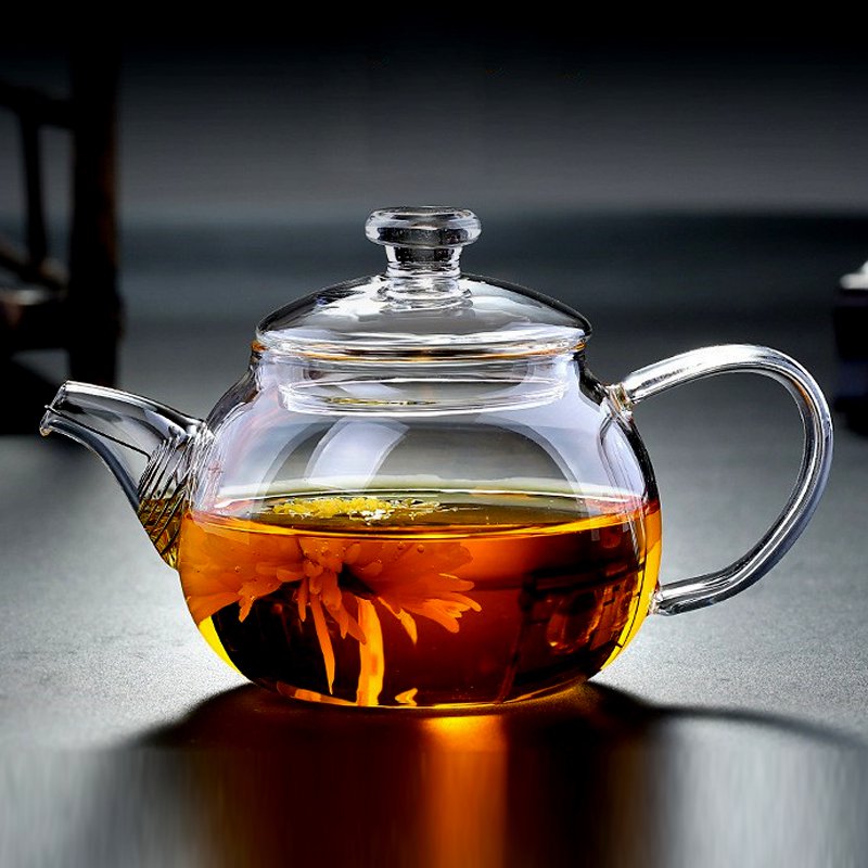 原礦水晶茶壺