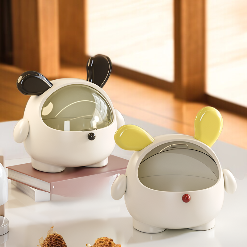 デスクトップゴミ箱 かわいい 蓋付き 玄関 大容量 収納ボックス ホームオフィス テーブル 多機能 収納ボックス