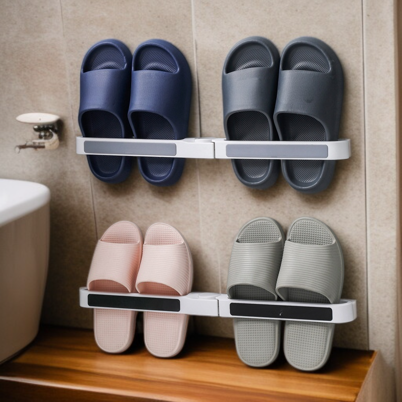 Badezimmer Lochfrei Wand-Hang Pantoffeln Asphalthalter