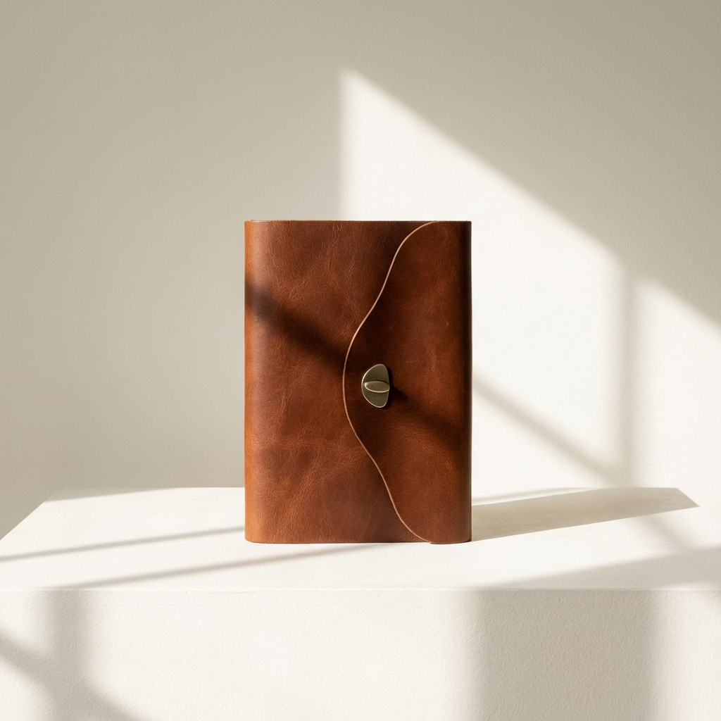  สมุดโน้ตหนังทำมือ