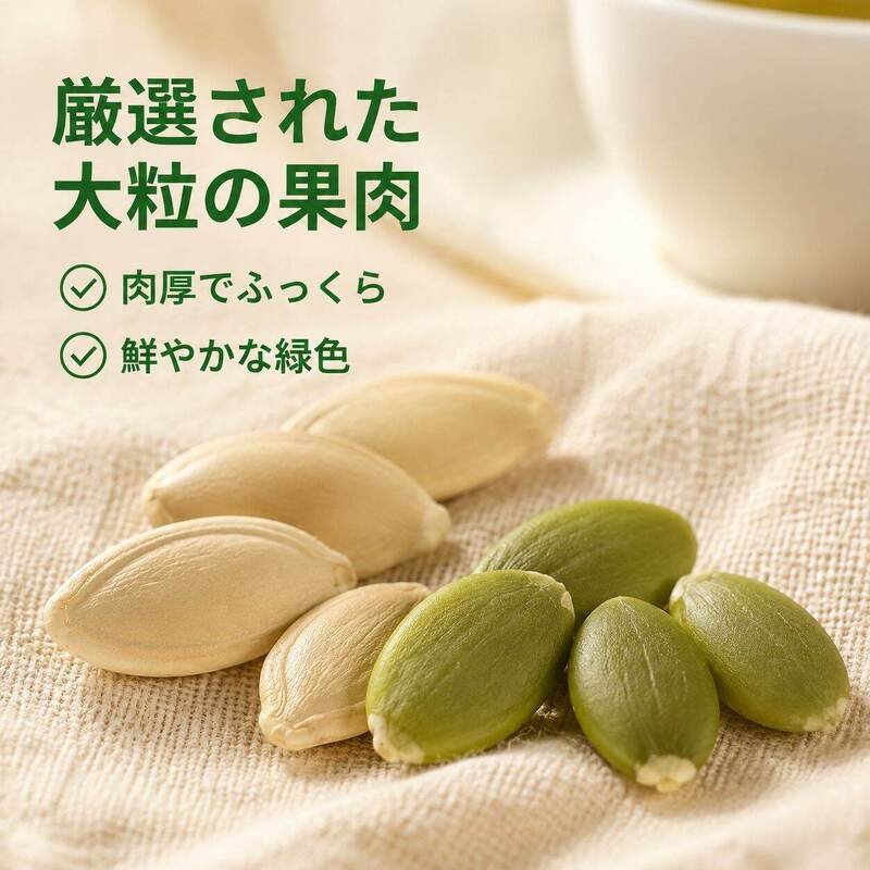 妊婦専用大容量塩味かぼちゃの種 焼きスナック