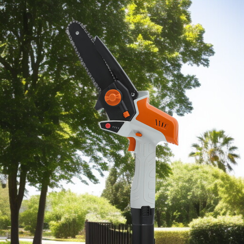 Scie de jardin légère et rechargeable, adaptée à la taille des arbres et des végétaux
