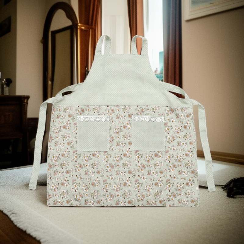 Cute floral kitchen apron
