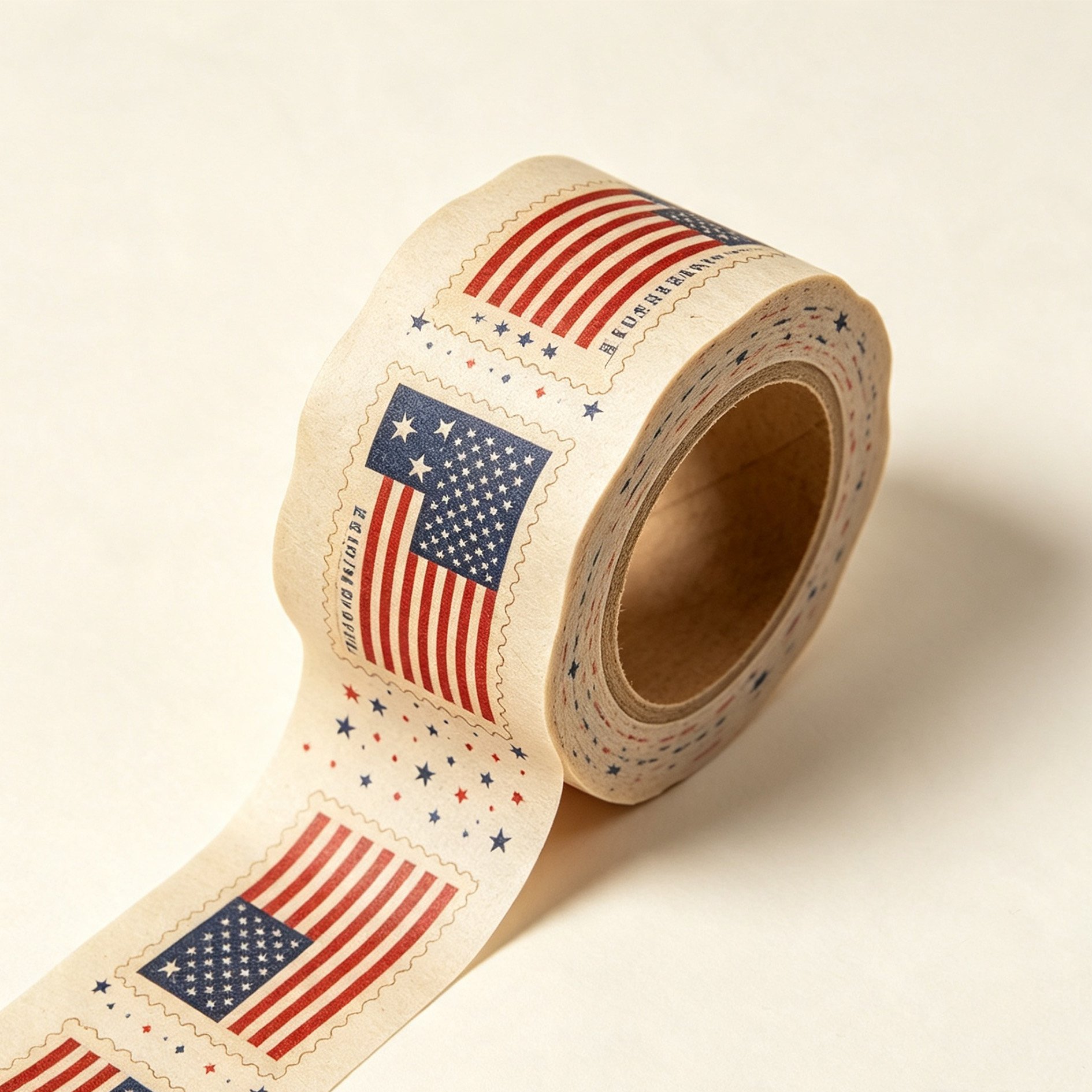 Vintage flag pattern decorative masking tape