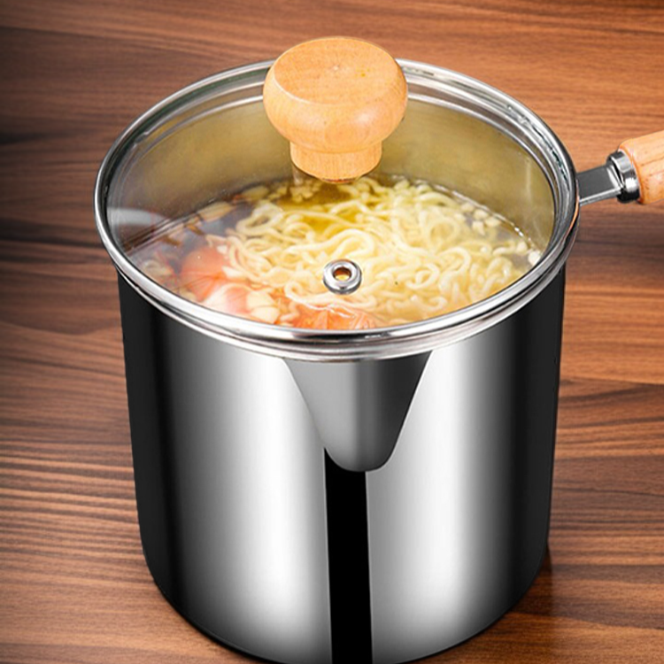 Stainless steel deep fryer with temperature control