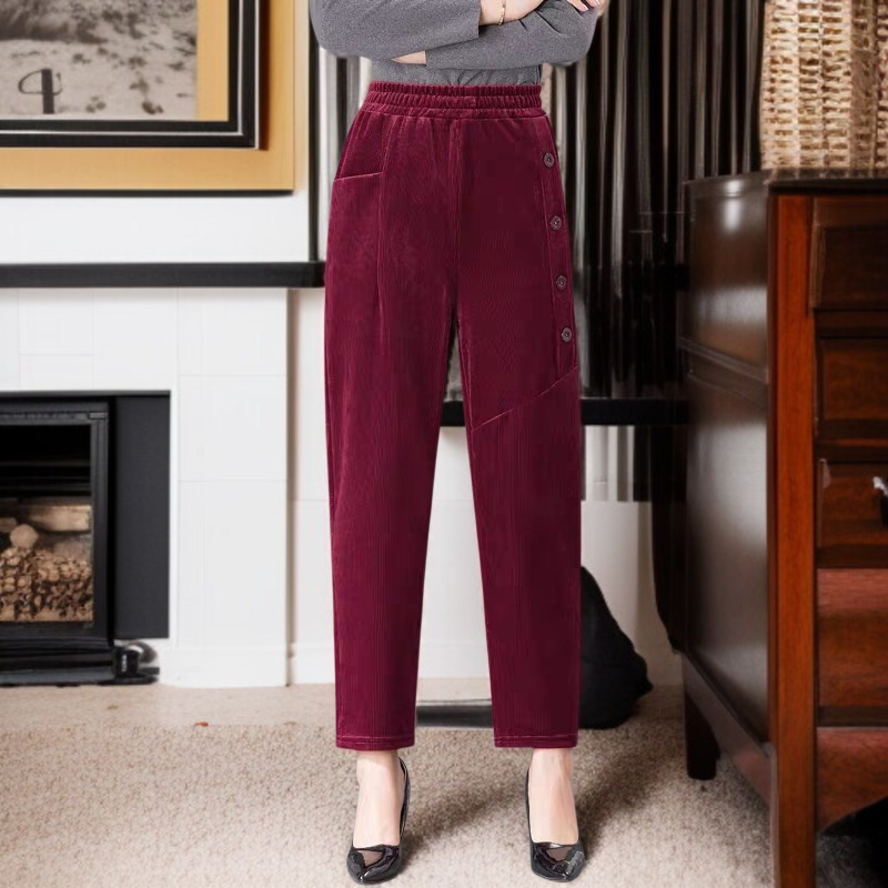 ハイウエストストレートレッグパンツ全身コーデ