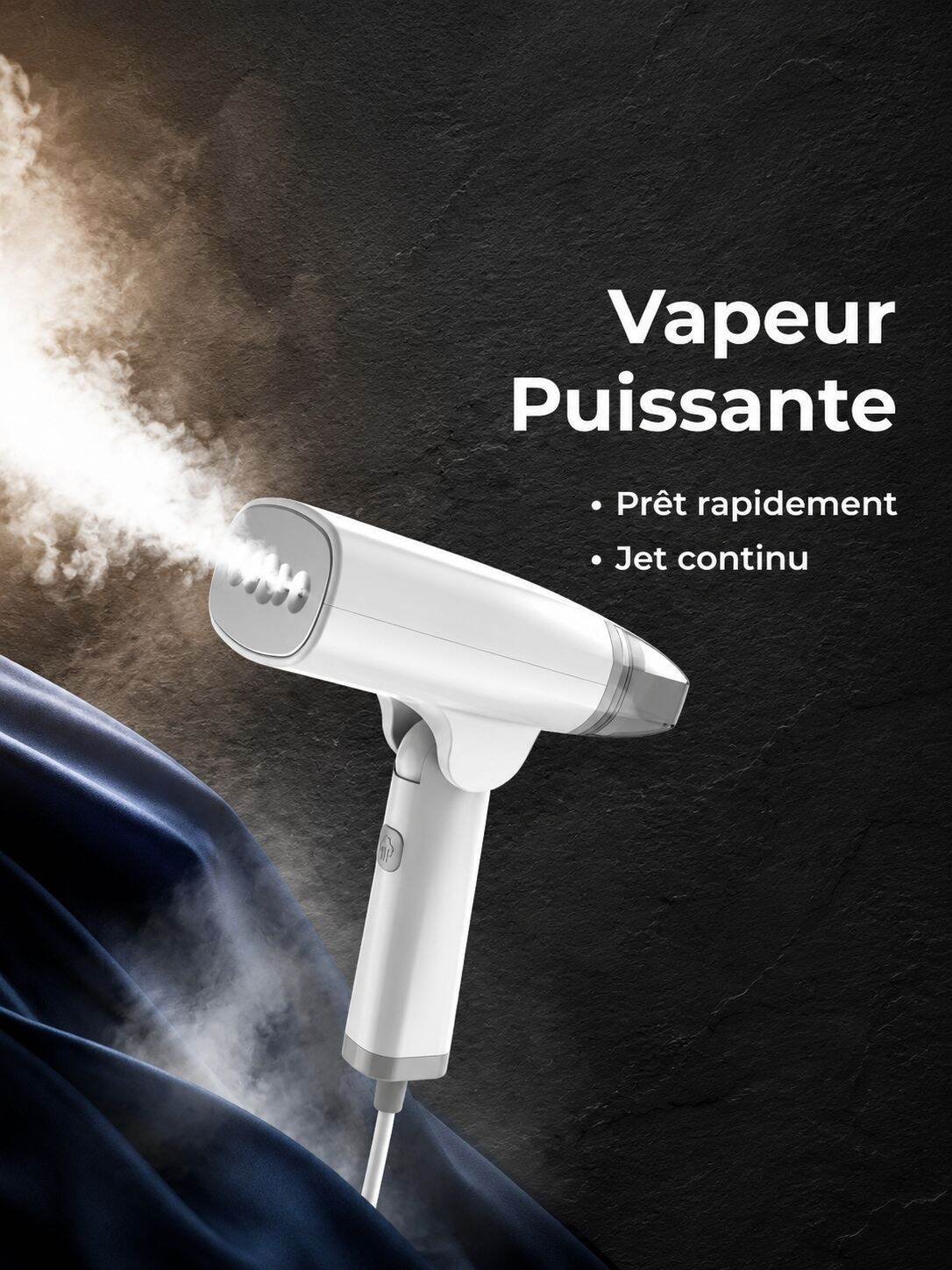 Défroisseur vapeur portable à main