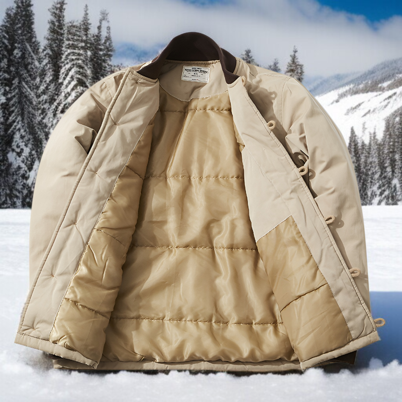 ベースボールカラー中綿ジャケットM43 メンズ綿入りアウター