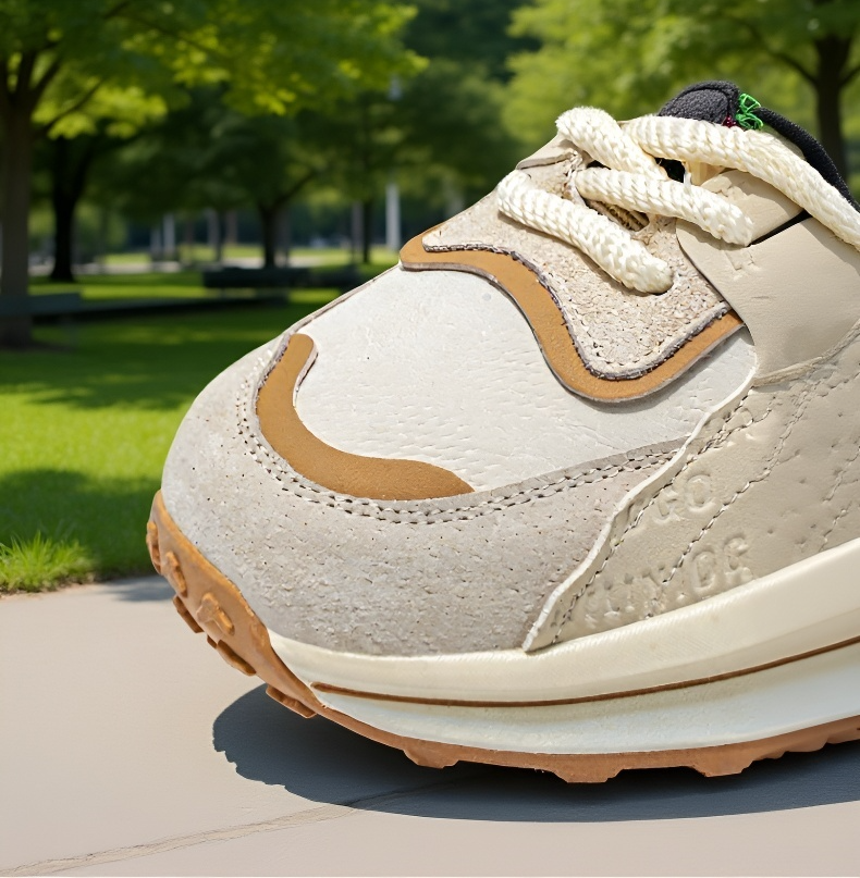 快適な履き心地の厚底スニーカーディテール