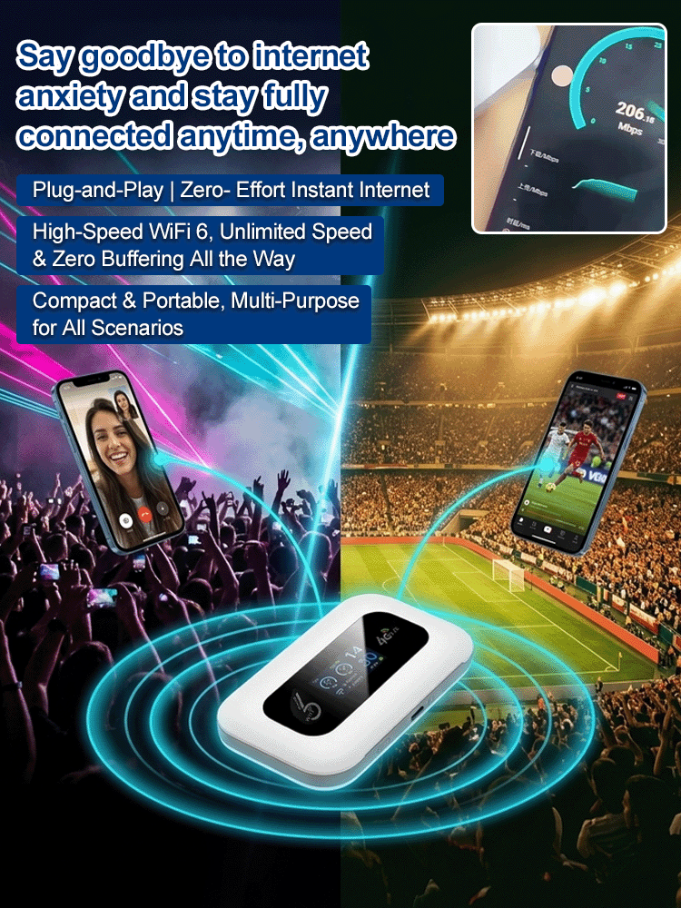 JS-Plug and connect, long battery life, high-speed portable WiFi