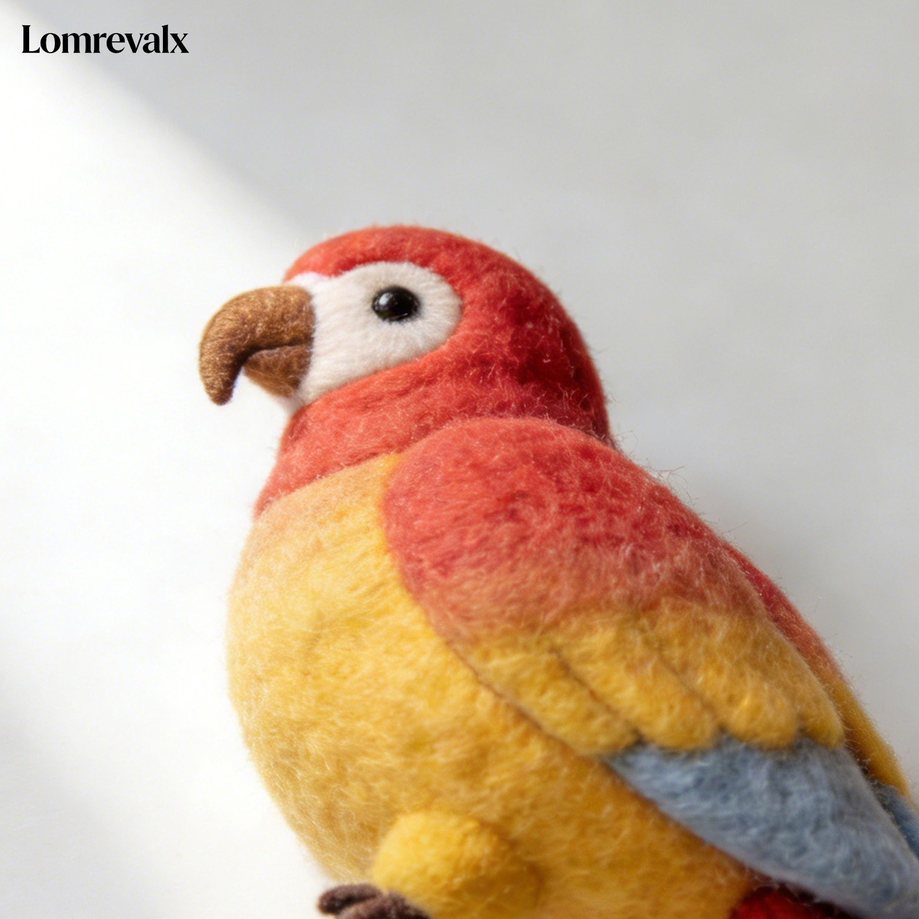 Imán de nevera de felpa y tela adorable