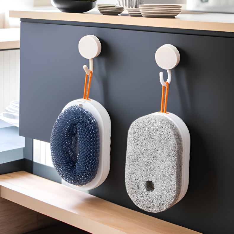 Kitchen Cleaning Multi-functional Brush, Lazy Person’s Dishwashing Magic Tool