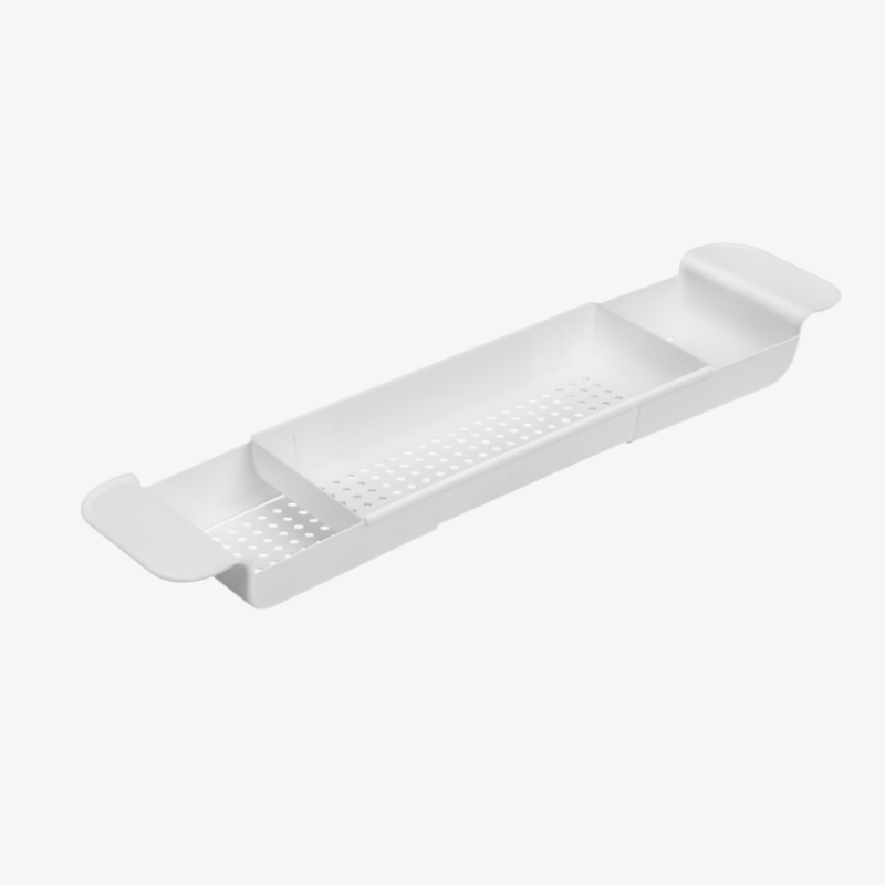 Space-saving expandable rack for kitchen and bathroom