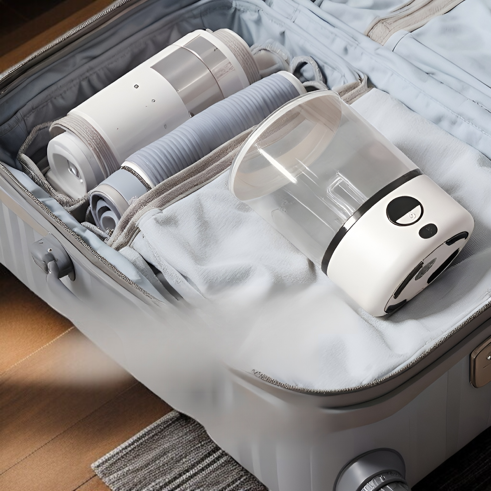 充電式ミニ洗濯機 下着 ポータブル ワイヤレス 下着洗濯機 小型下着洗濯カップ デジタルディスプレイ