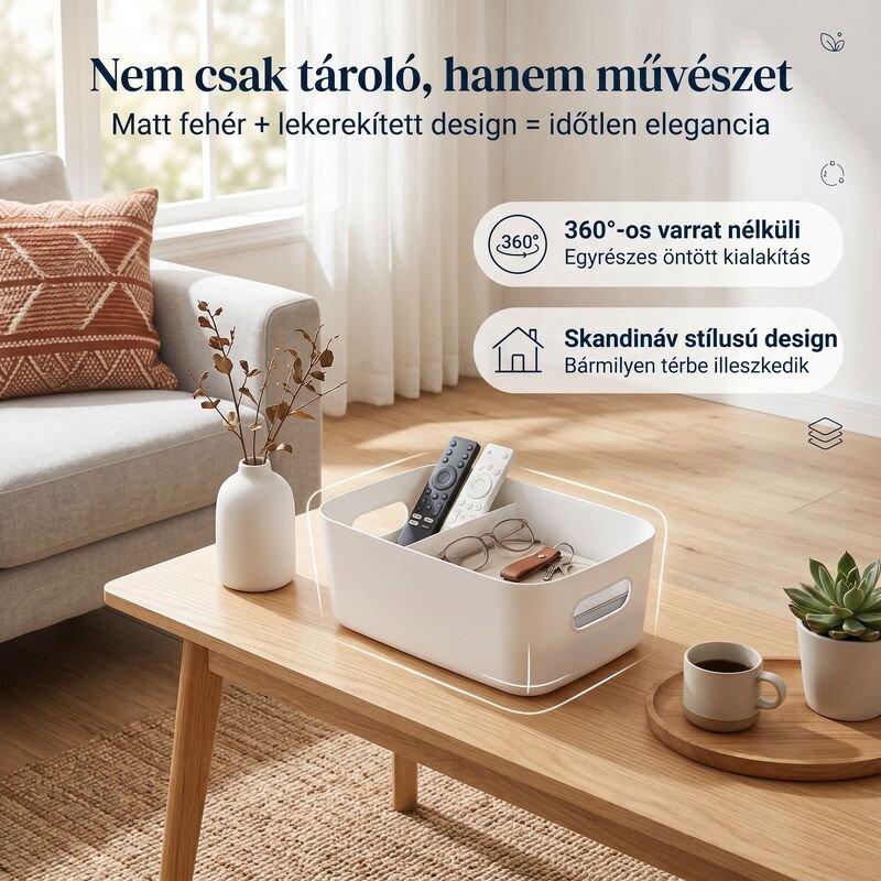 Többfunkciós asztali rendszerező doboz