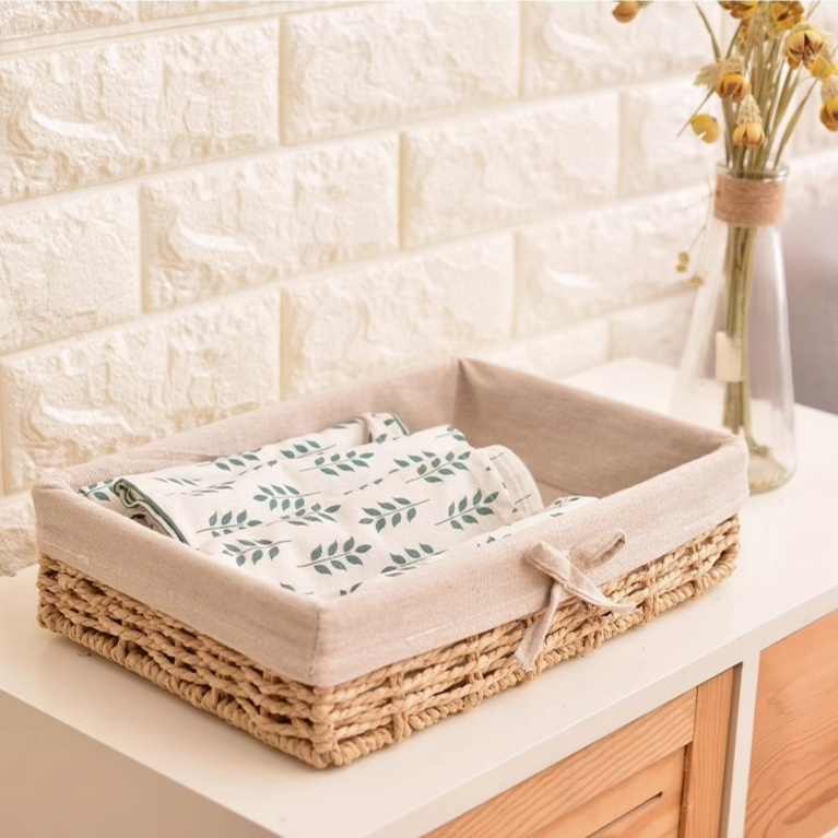 多功能防塵編織收納籃