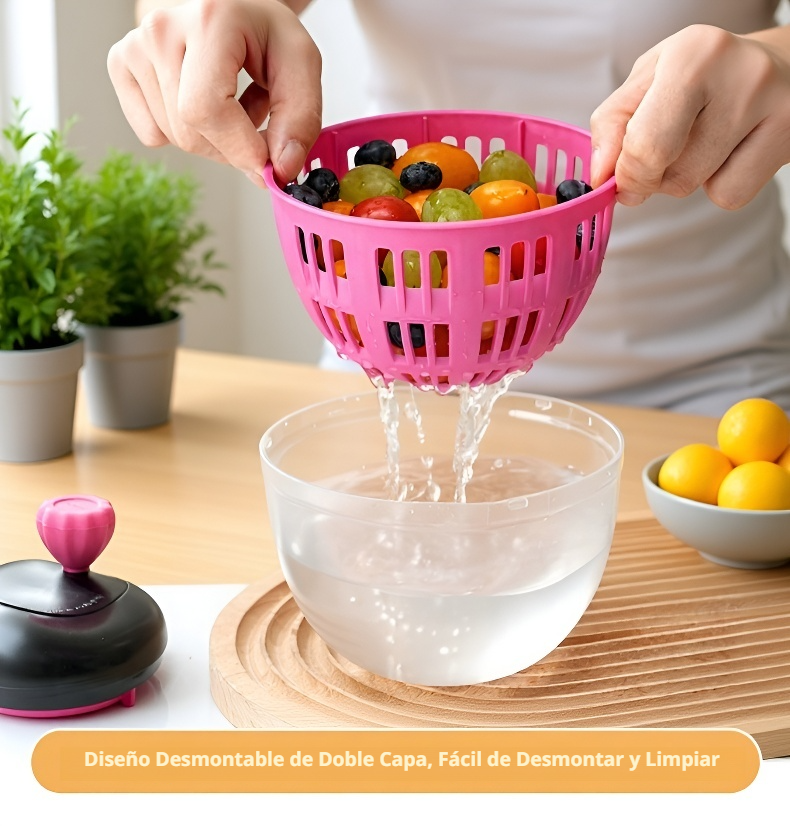 Escurridor manual ideal para cocina saludable