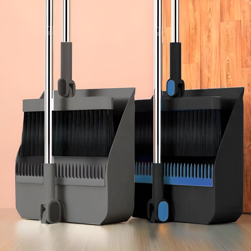 3-in-1 Broom and Dustpan Set for Home